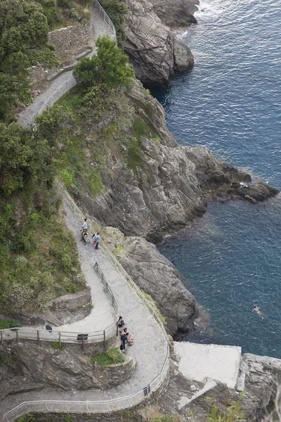 Coast of Manarola, La Spezia, Liguria, Italy — Stock Photo, Image