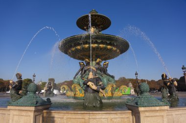 Çeşme des fleuves, kare Concorde, Paris, Ile de France, Fra