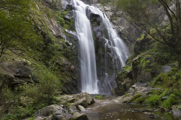 Vodopád Toxa, Silleda, Pontevedra, Galicie, Španělsko — Stock fotografie