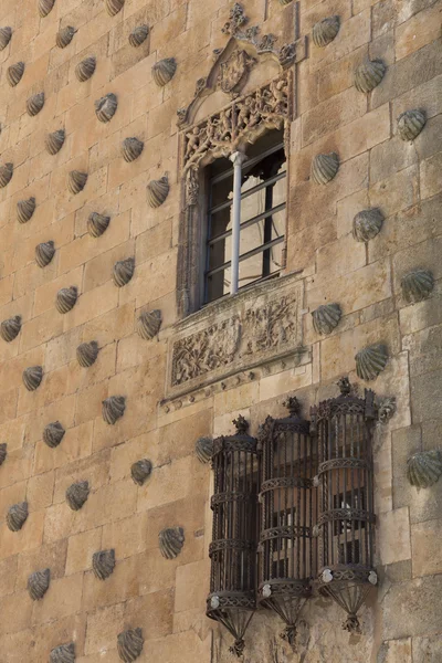Haus der Muscheln, Salamanca, Kastilien und Löwen, Spanien — Stockfoto
