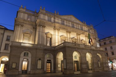 La scala opera binası, milan, Lombardiya, İtalya