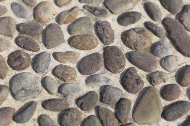 Şehir Bergamo, Lombardy, İtalya döşeli