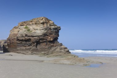 plaj, katedraller, ribadeo, lugo, Galiçya, İspanya