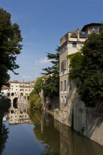 Sottoriva river, Mantova, Lombardia, Olaszország — Stock Fotó