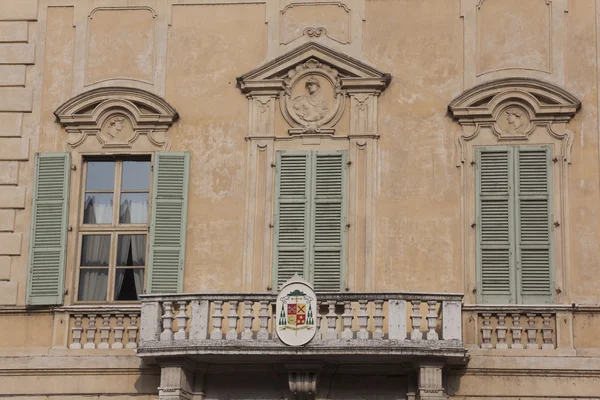 Castiglioni Palace, Sordello square, Mantova, Lombardy, Italy — стоковое фото