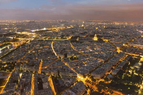 Atardecer en París, Ile-de-France, Francia — Foto de Stock