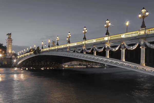 Alexander III bridge, Parigi, Francia — Foto Stock