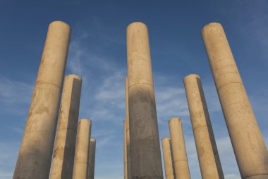 Balta majeur, Cergy Pontoise, Val d'Oise, Ile-de-fr sütunlarda