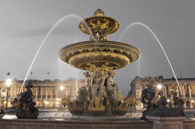 Fontaine des fleuves, Plaza de la concorde, paris, ile de france, fra