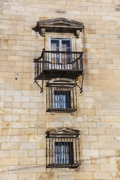 Architektur von espinosa de los monteros, burgos, castilla y leo — Stockfoto