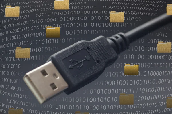 Usb ケーブルのプラグ — ストック写真