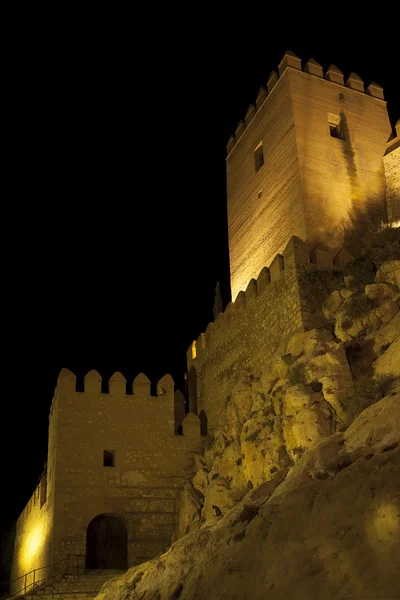 Alcazaba na cidade de Almeria, Andaluzia, Espanha — Fotografia de Stock