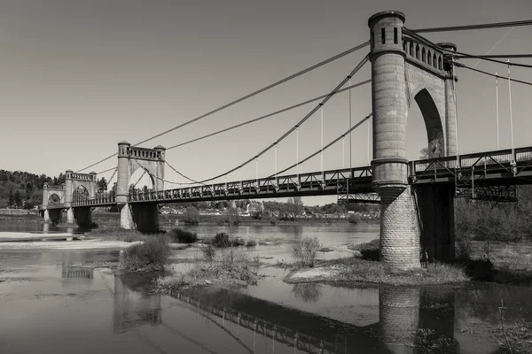 Pont Langeais, Indre-et-Loire, centrum, Francja — Zdjęcie stockowe