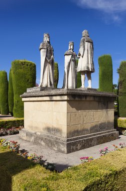 Bahçeleri ve çeşmeler Alcazar de los Reyes Catolicos, Co