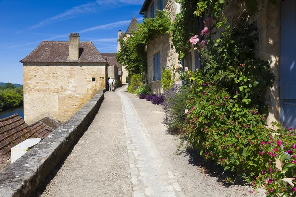 Vista de Beynac-et-Cazenac, Dordogne, Aquitania, Francia — Foto de Stock