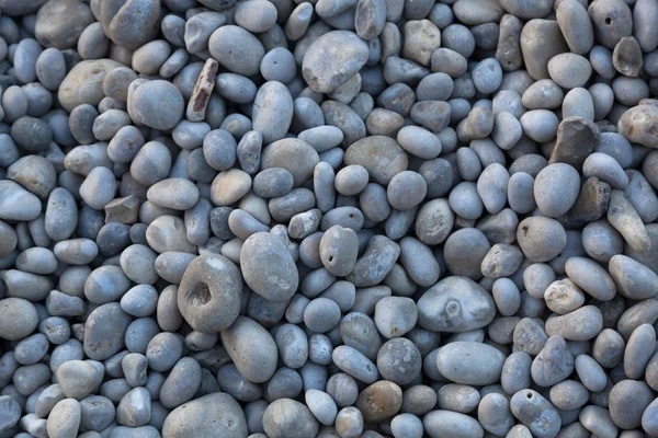 Stones in the beach of Etretat, Cote d'Albatre, Pays de Caux, Se — Stock Photo, Image