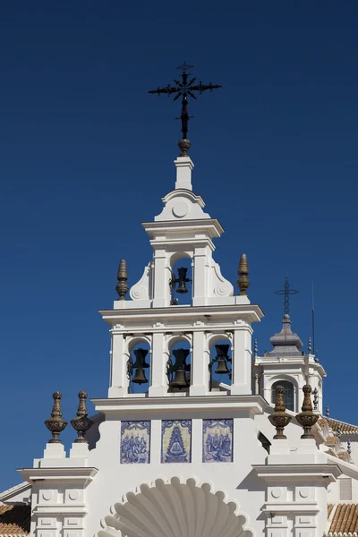 Kostel Nuestra Seňora del Rocio v Rocio, Huelva, Andalusie, — Stock fotografie