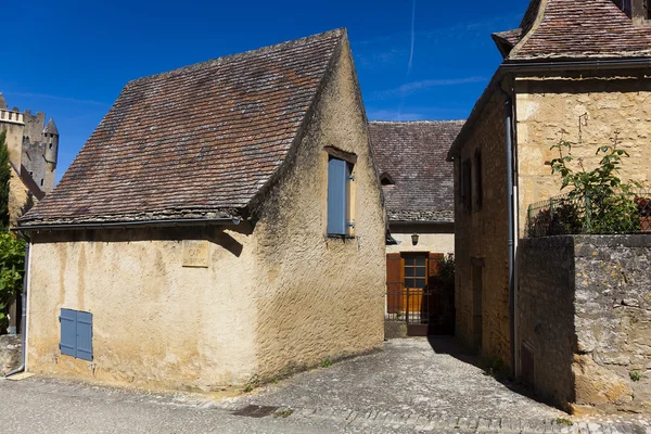 Weergave van Beynac-et-Cazenac, Dordogne, Aquitaine, Frankrijk — Stockfoto