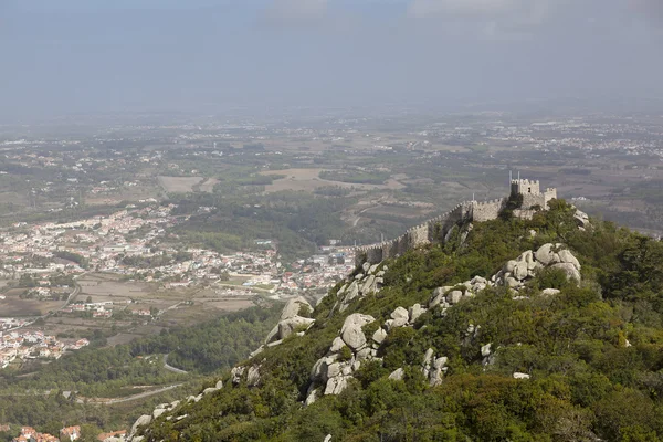 Ruins of Castle of the Moors, Sintra, Portugal — Stock Photo, Image