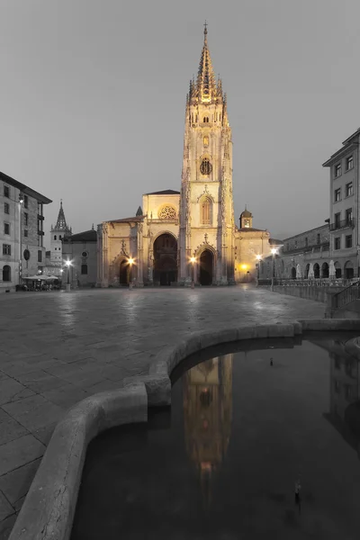 Kathedraal van oviedo, asturias, Spanje — Stockfoto