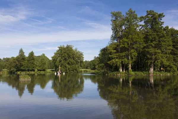 Lake in the Castle of Chamarande, Essonne, France — Stock Photo, Image