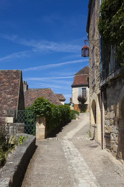 Вид на Beynac-et-Cazenac, Dordogne, Afbaine, France — стоковое фото