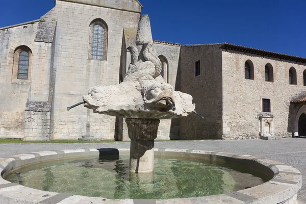 Monastery of Santa Maria la Real de Huelgas, Burgos, Castilla y — Stock Photo, Image