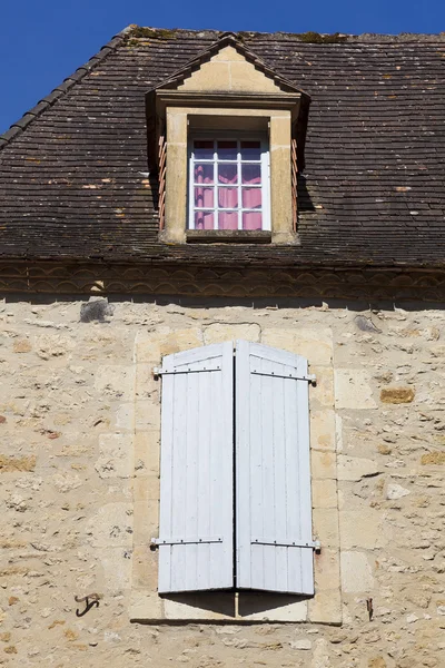 Architektura Beynac-et-Cazenac, Dordogne, Akwitania, Francja — Zdjęcie stockowe