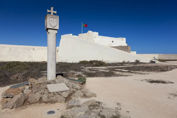 Twierdzy Sagres, Cabo de São Vicente, Algarve, Portugalia — Zdjęcie stockowe