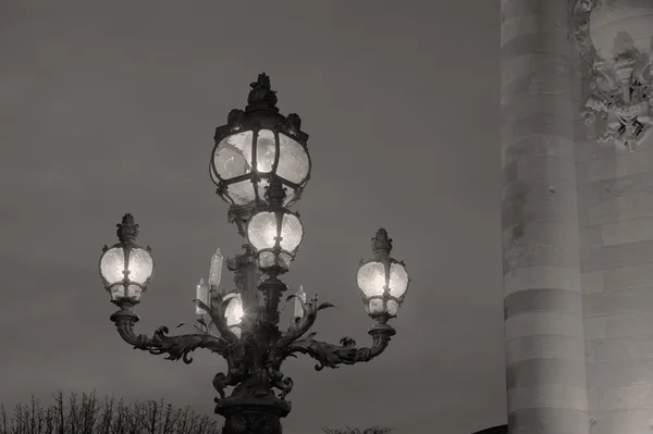 Alexandre III Köprüsü, Paris, Ile-de-France, Fransa — Stok fotoğraf