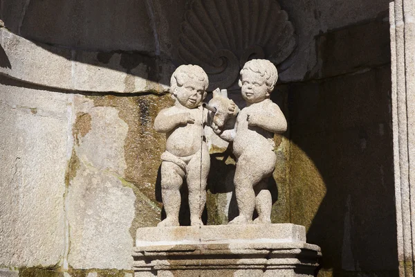 Fountain in the sanctuary of Bom Jesus do Monte, Braga, Nord, Po — Stock Photo, Image