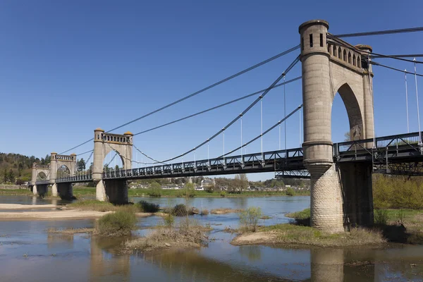 Pont Langeais, Indre-et-Loire, κέντρο, Γαλλία — Φωτογραφία Αρχείου