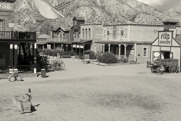 Mini Hollywood Film set, Deserto di Tabernas, Provincia di Almeria, A — Foto Stock