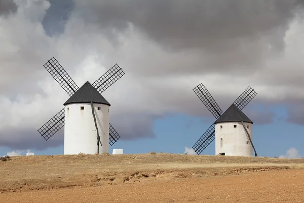 Windmills in Tembleque, Ciudad Real province, Castilla la Mancha — Stock Photo, Image