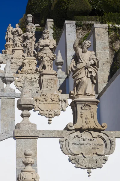 Sculture a Bom Jesus do Monte, Braga, Nord, Portogallo — Foto Stock