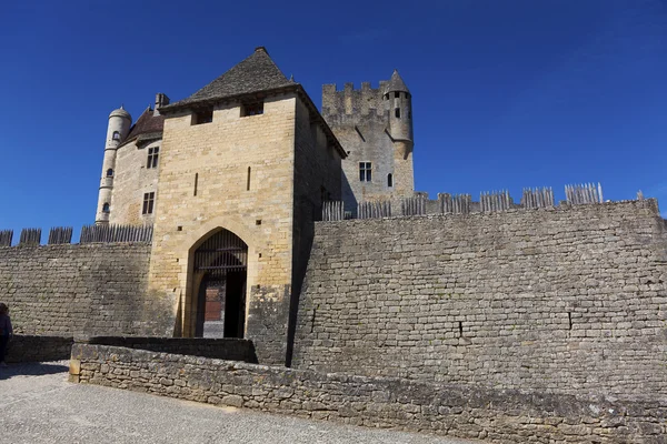 Κάστρο του Beynac, Beynac-et-Cazenac, Dordogne, Aquitaine, Φράγκο — Φωτογραφία Αρχείου