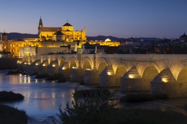Roma köprüsü ve Camii-katedral, Cordoba, Endülüs, İspanya