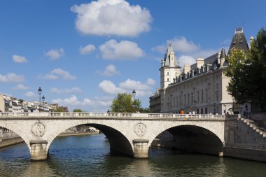 Köprü Saint-Michel, Paris, Ile-de-France, Fransa