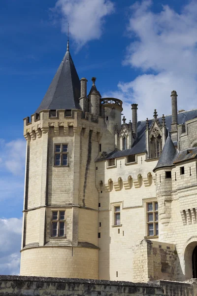 Castle, Saumur, Maine-et-Loire, Pays de la Loire, Fransa — Stok fotoğraf