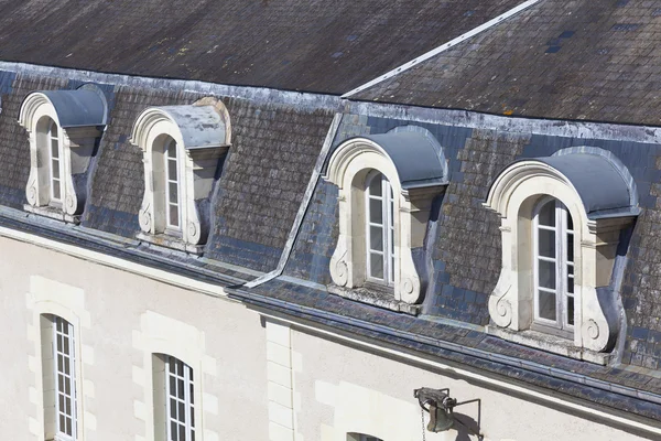 Windows Villandry Castle, Indre-et-Loire, Fransa — Stok fotoğraf