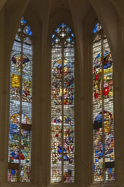 Windows μέσα στην εκκλησία, η Κάστρο Vincennes, Ile-de-france, Φράγκο — Φωτογραφία Αρχείου