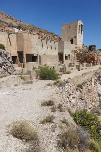 Rodalquilar Mina de oro abandonada, Parque Natural Cabo de Gata-Nijar — Foto de Stock