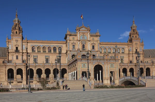 Plaza de España construida para la Exposición Iberoamericana de 1929, Se — Foto de Stock