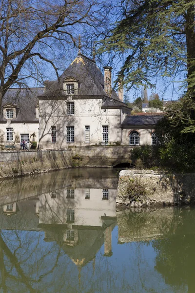 Slottet i Azay-le-Rideau, Indre-et-Loire, Frankrike Stockfoto