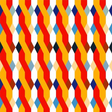 Dalga geometrik şekilli, soyut, pürüzsüz desen