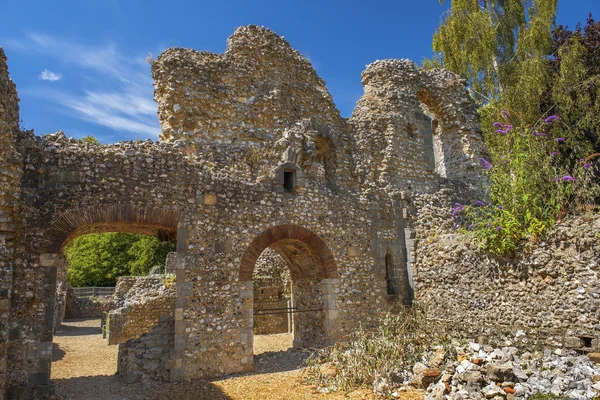 Ruinas del Castillo de Wolvesey, Winchester, Inglaterra — Foto de Stock