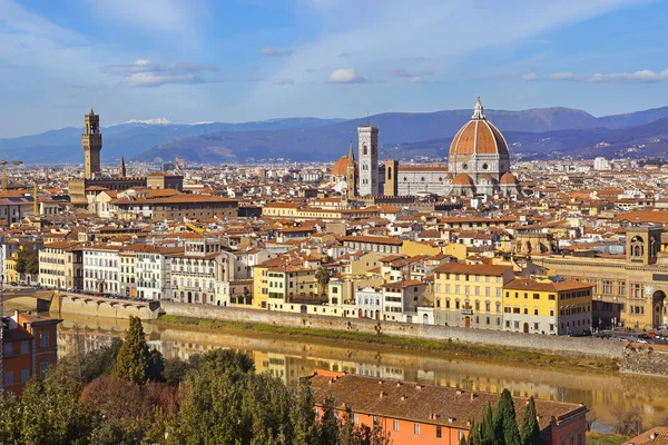 Floransa'dan Piazzale Michelangelo, Toskana, İtalya — Stok fotoğraf