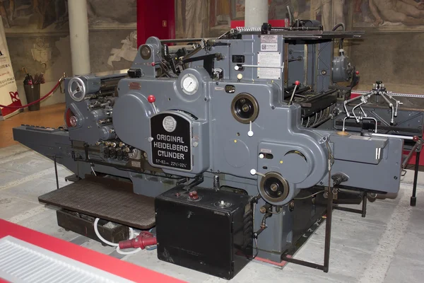 Heidelberg printing machine — Stock Photo, Image