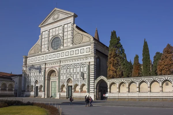 Базилика Санта Мария Новелла во Флоренции, Италия — стоковое фото