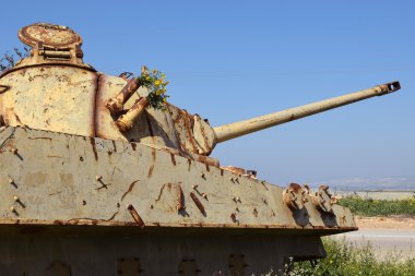 İsrail eski Ürdün tahrip tankı